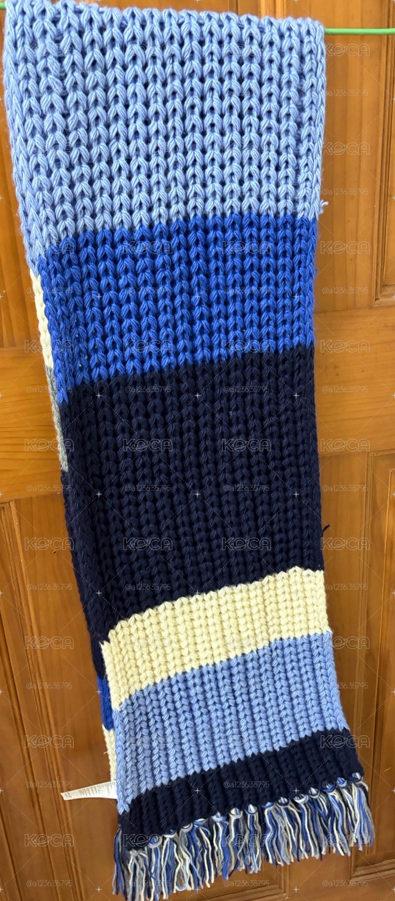二手有損實體如圖-KKUROCHET 圍巾 Muffler（無小卡有原袋）