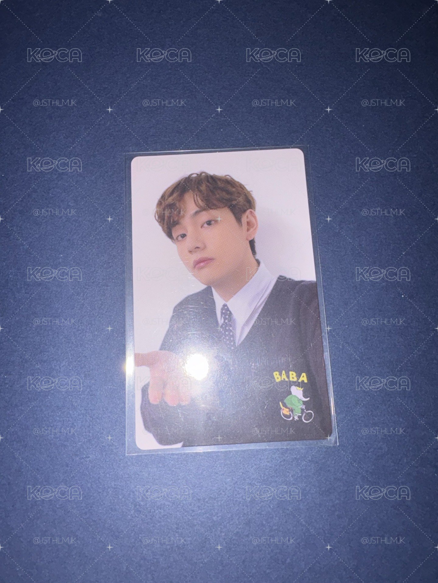 BTS V ARMY會員雙面卡