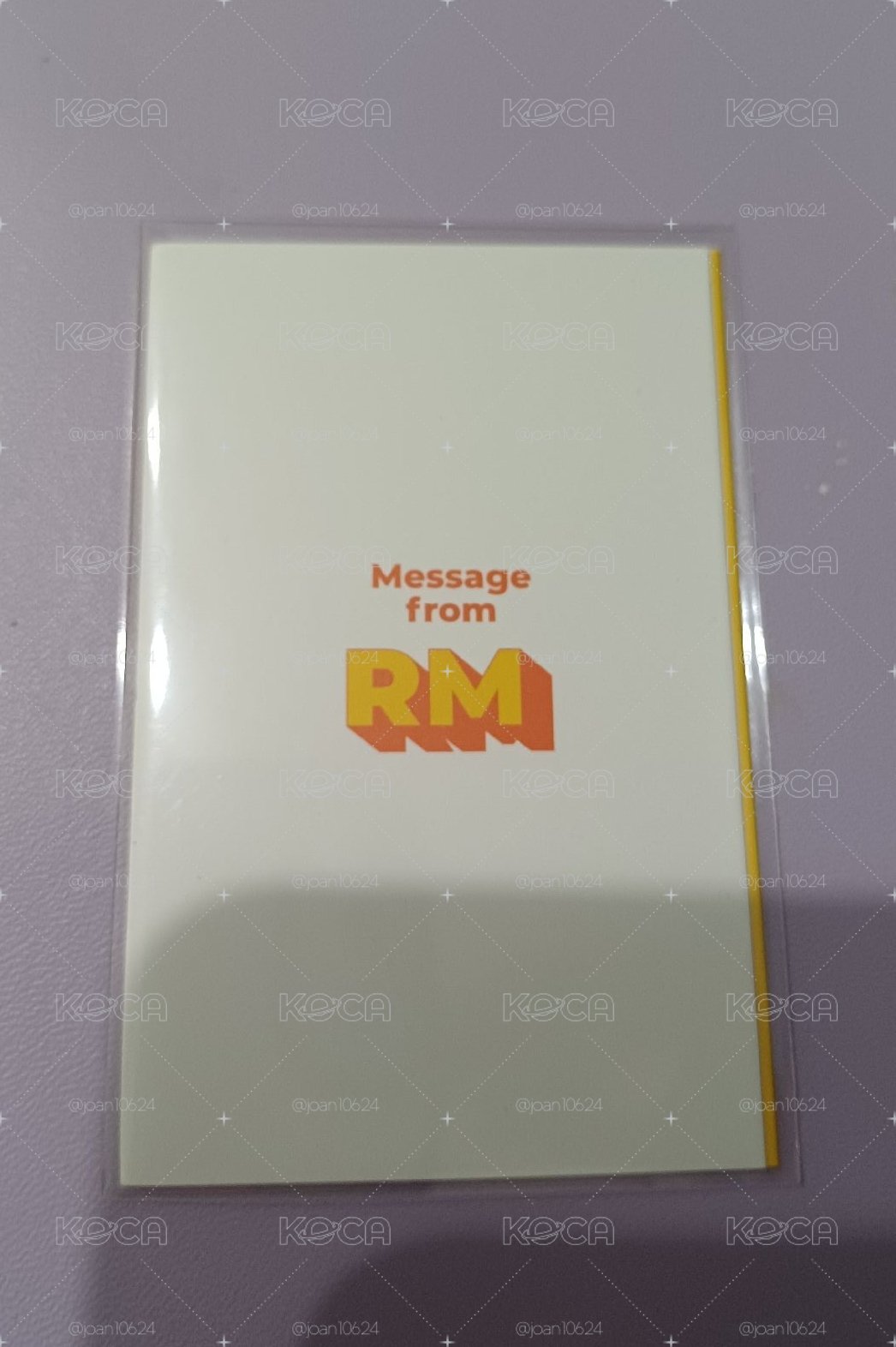 Butter RM訊息卡