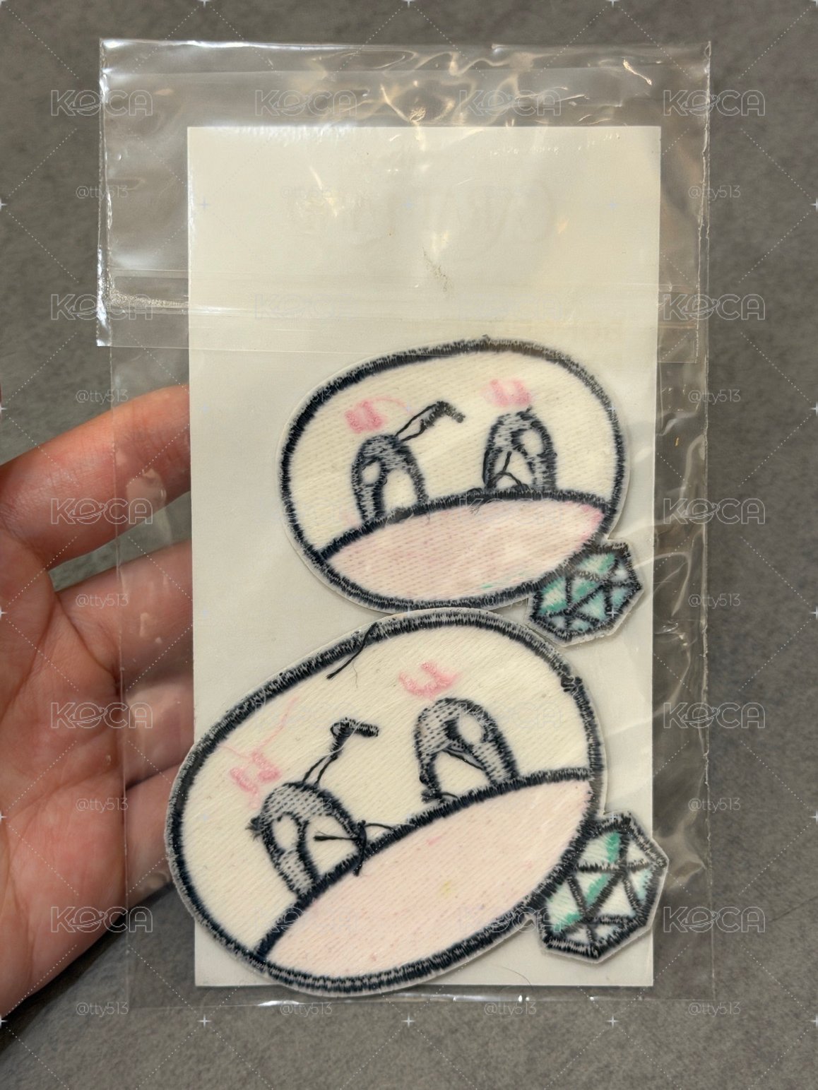 全新現貨 26’克拉島 刺繡貼 蹦蹦