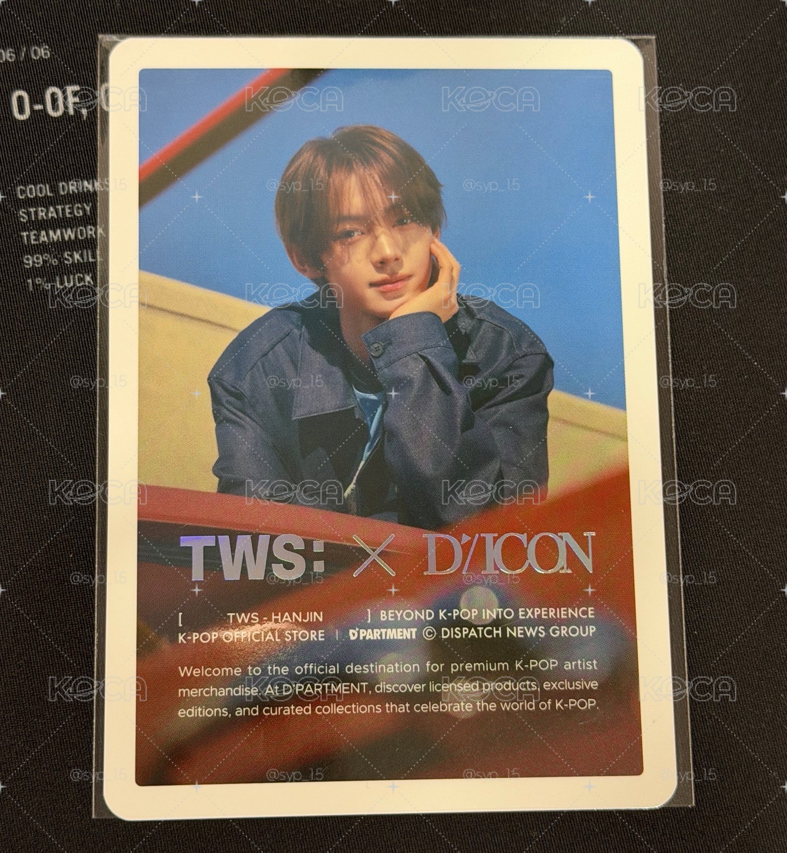 DICON 快閃店 韓振滿額卡 