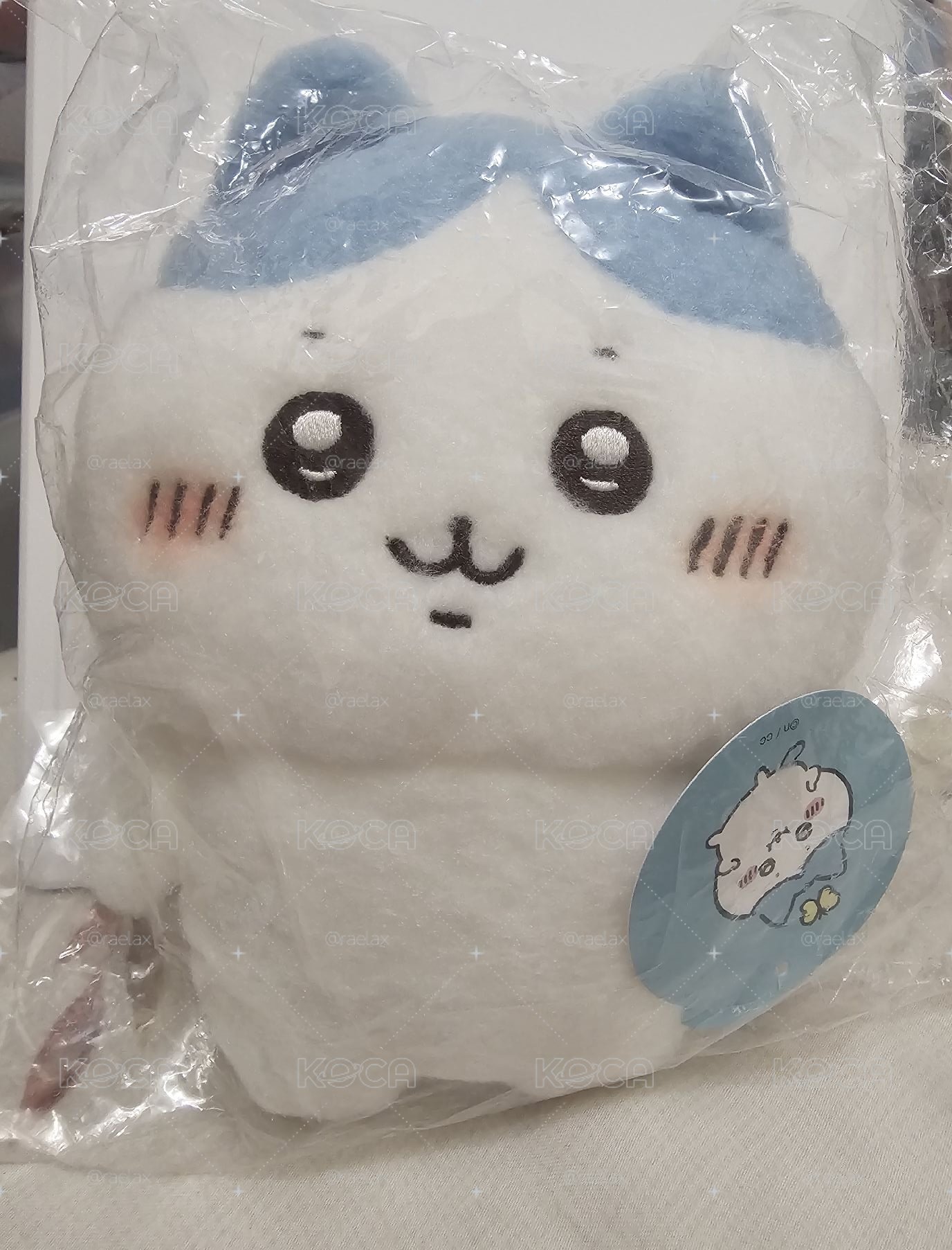 毛絨絨小八S娃 ちいかわ ほわほわぬいぐるみ (立ちポ ーズハチワレ)