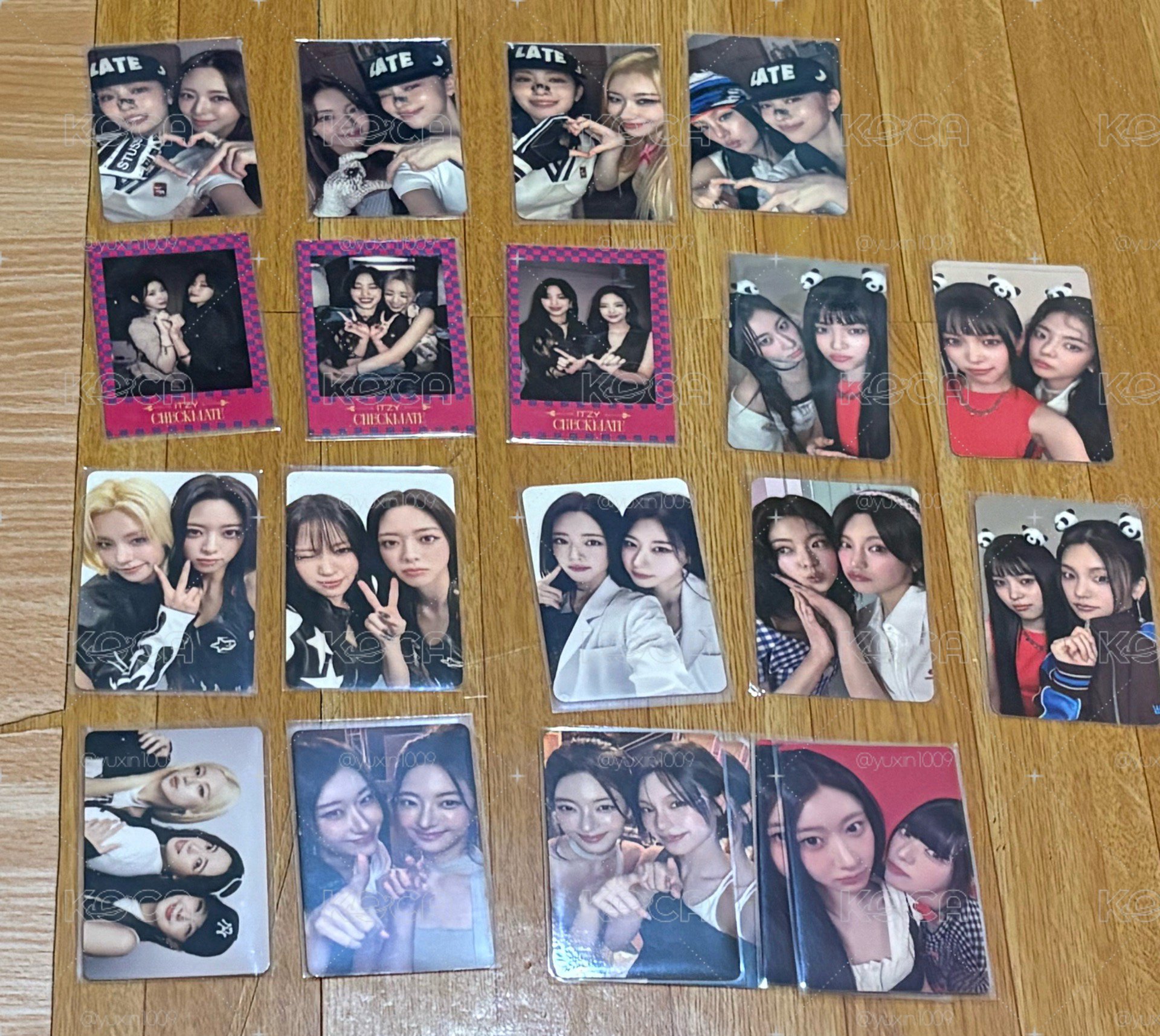 ITZY 雙人卡、分隊卡