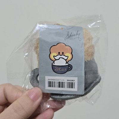 BT21 鬍子咖啡杯吊飾Shooky