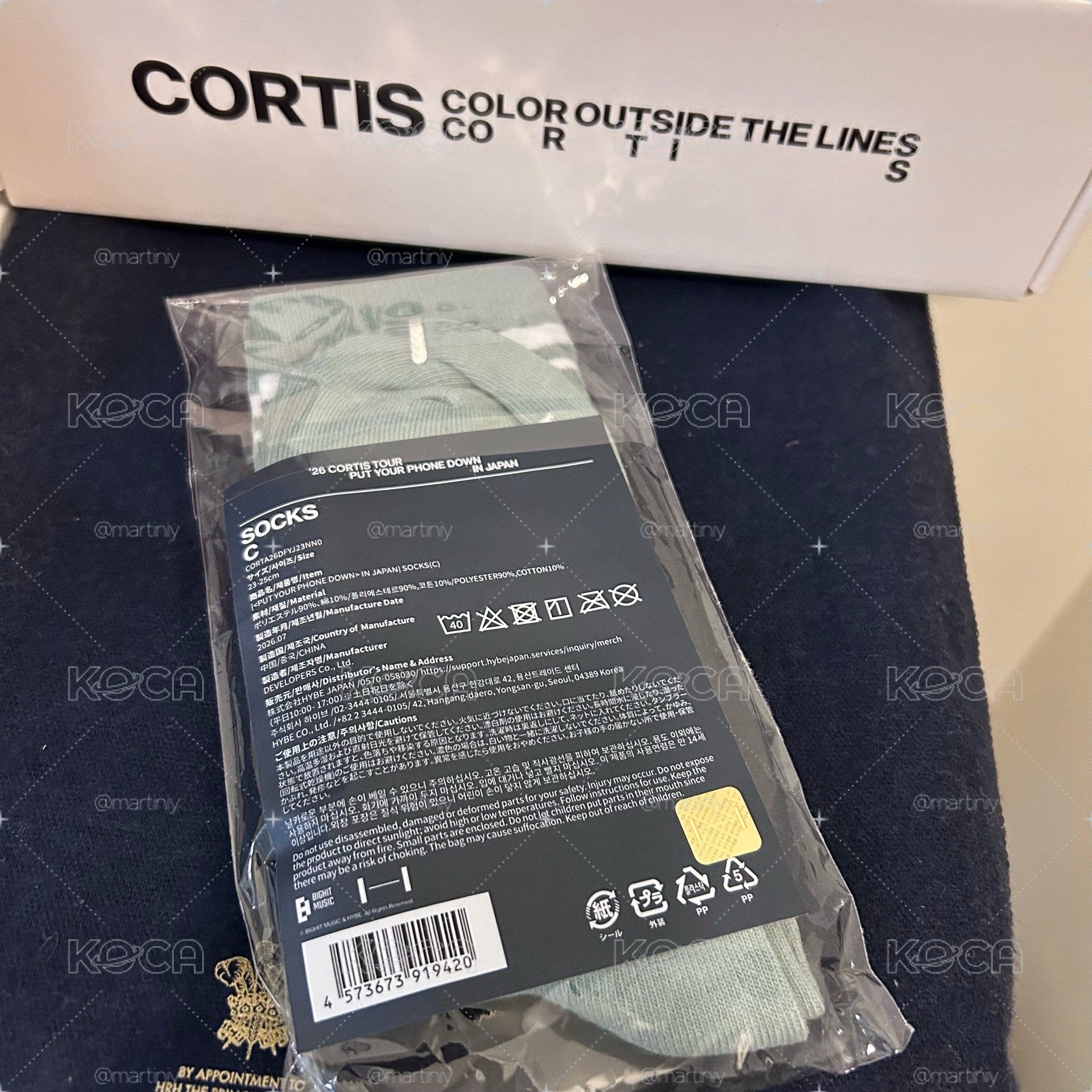 CORTIS 日本快閃店購入 襪子🧦