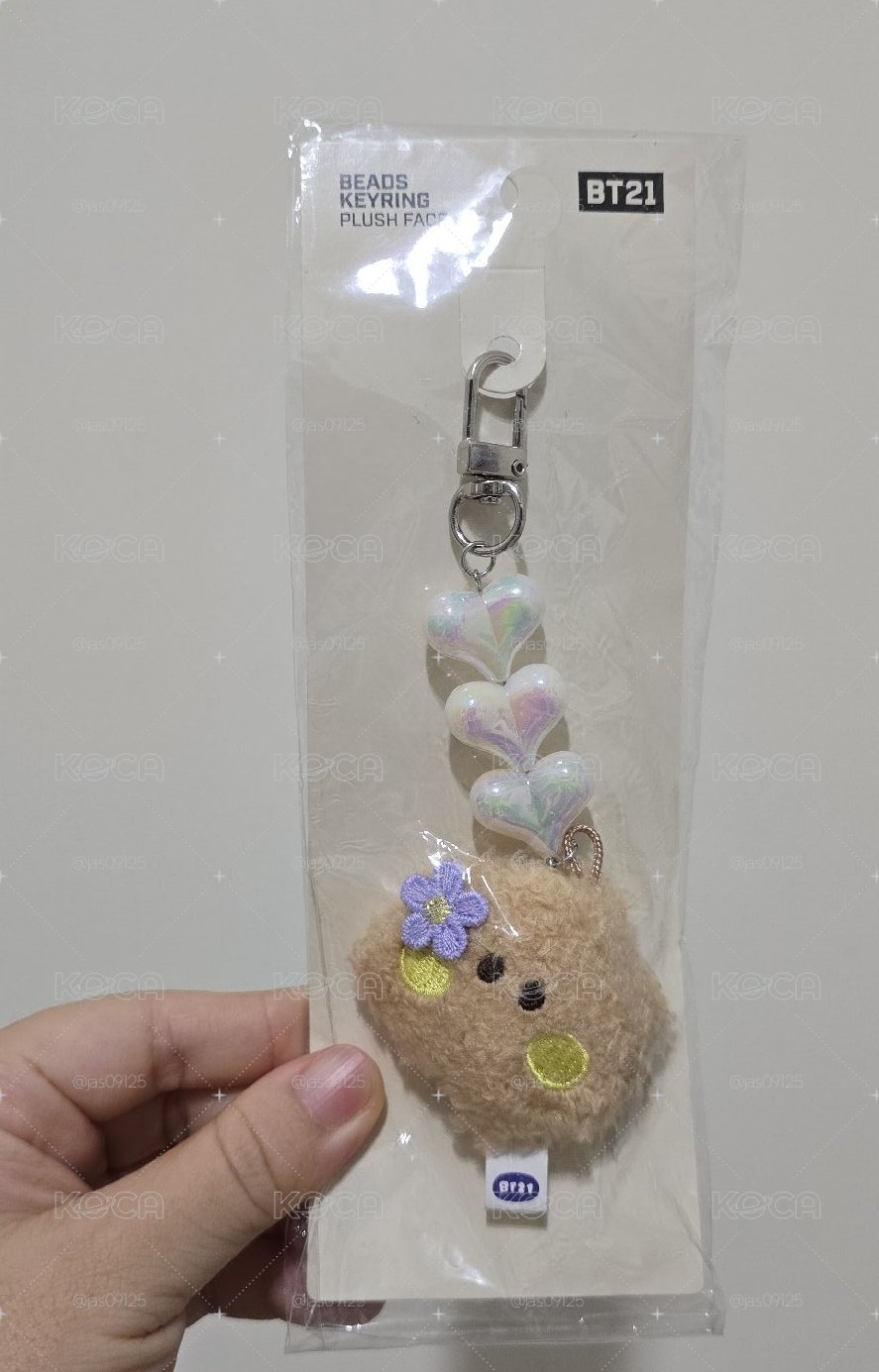 BT21 minini 串珠吊飾 Shooky