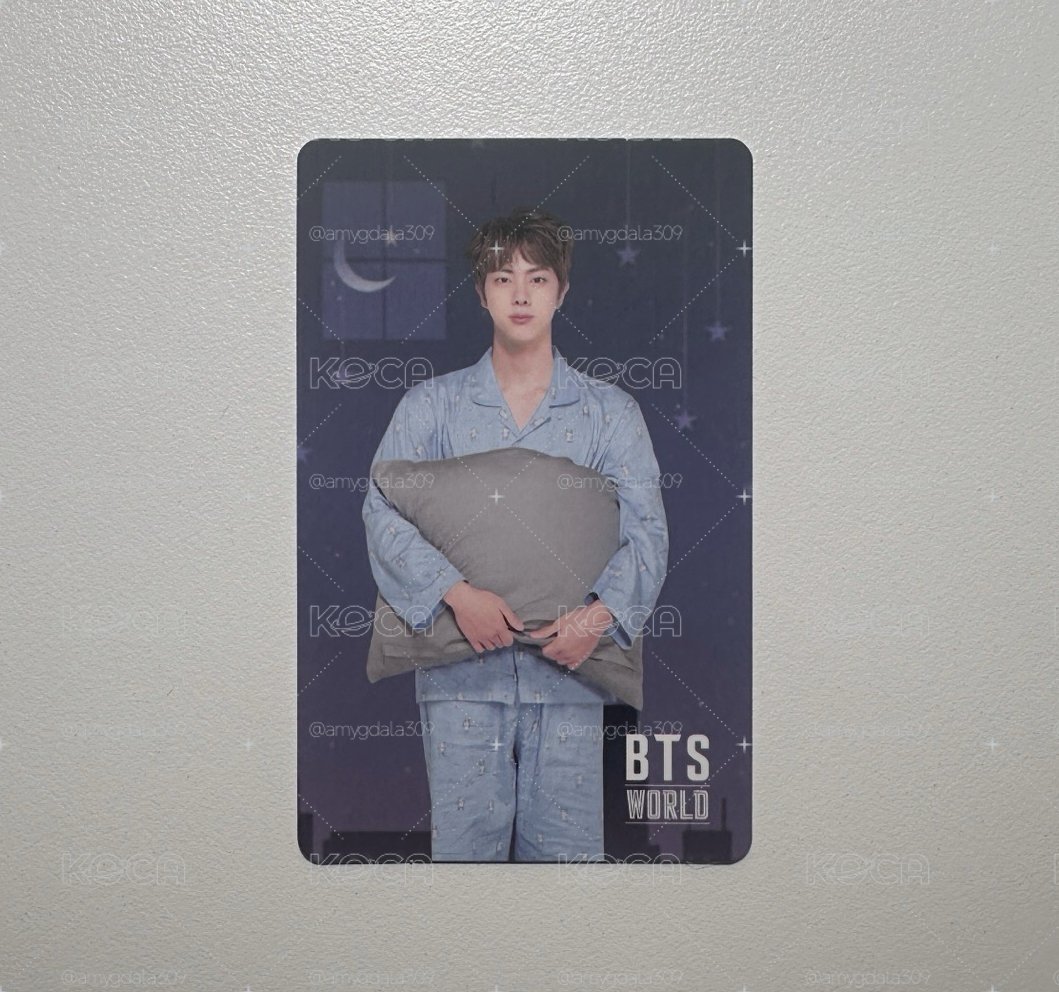 金碩珍𐔌. ⋮🐹 .ᐟ ֹ  ₊ ꒱ BTS world 睡衣卡