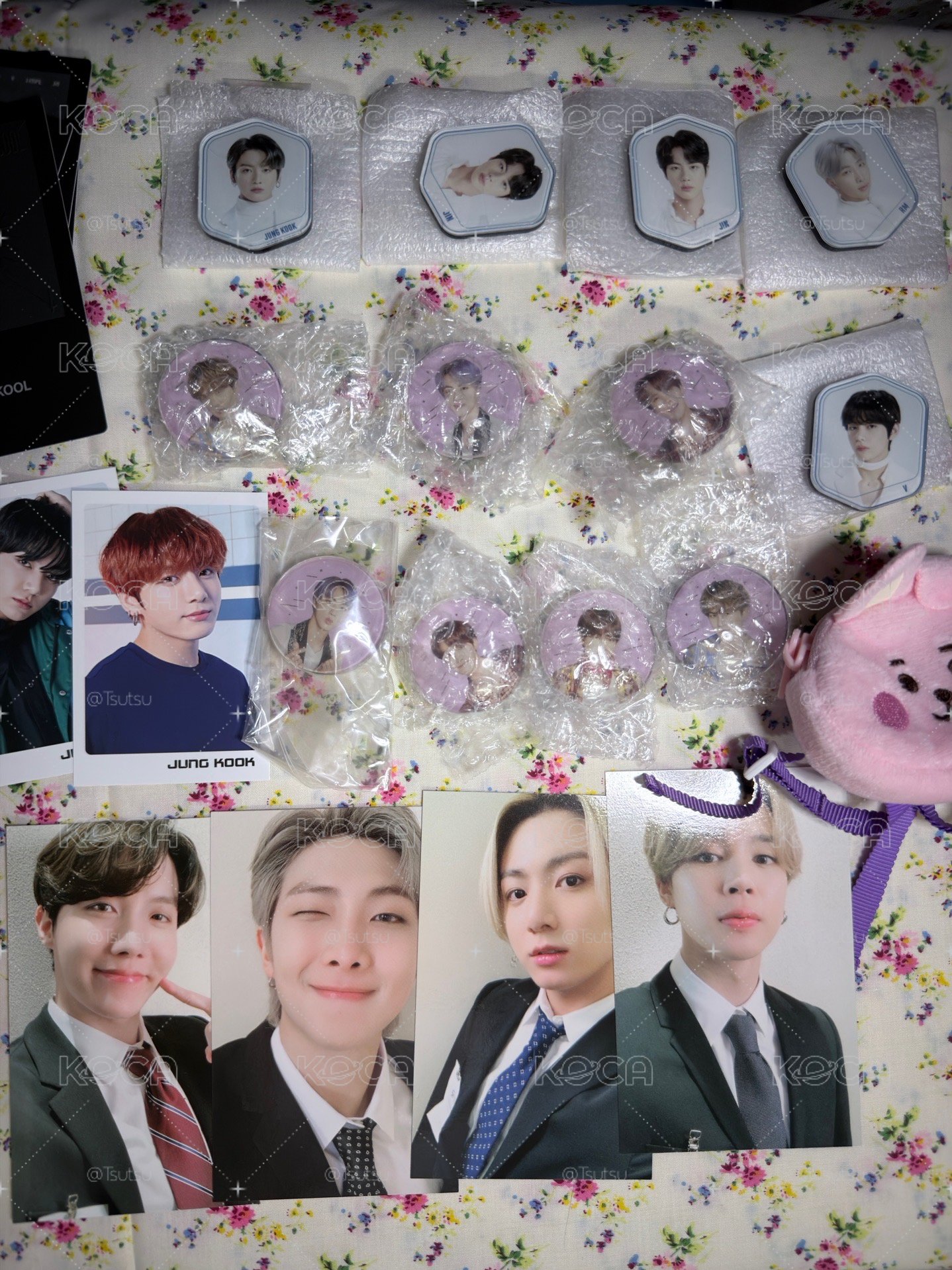 （現貨整圖出）BTS 會員禮 artists made 磁鐵 徽章 會員禮卡