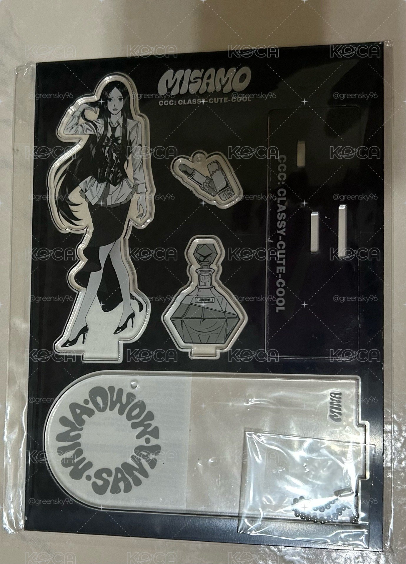 全新MISAMO 三週年快閃 立牌 (不含小卡）