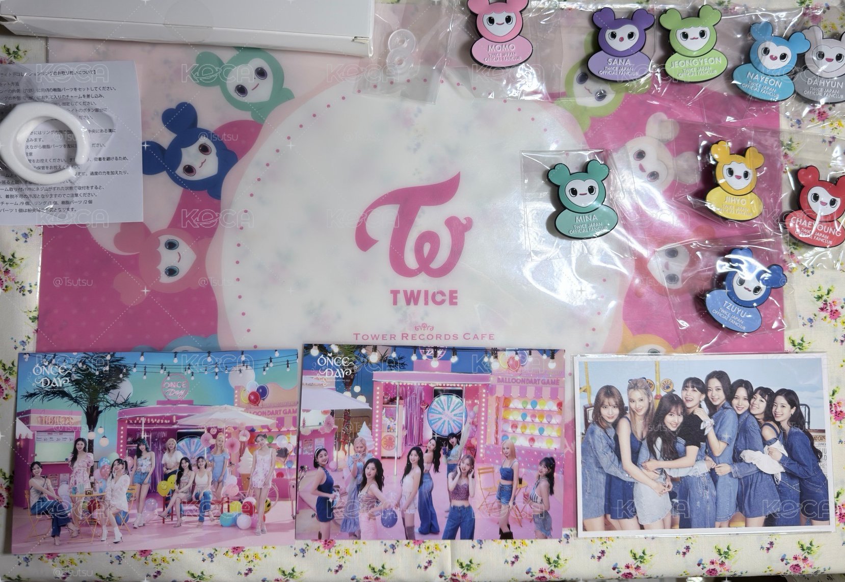 （現貨整圖出）twice lovelys 餐墊 特典 會員禮 團體 大卡 名信片