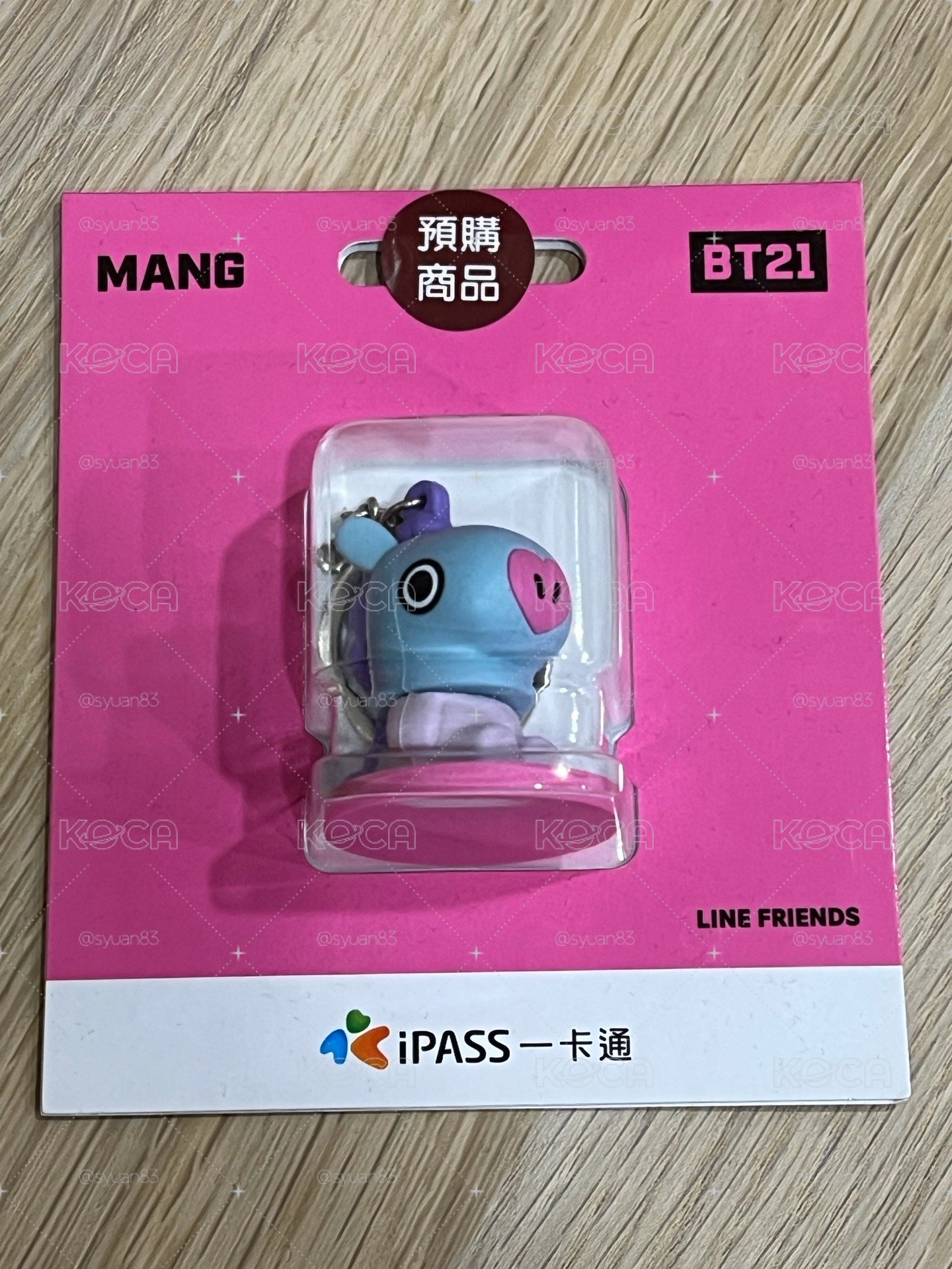 iPass一卡通 BT21 立體一卡通 Mang