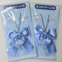 水色蝴蝶結吊飾