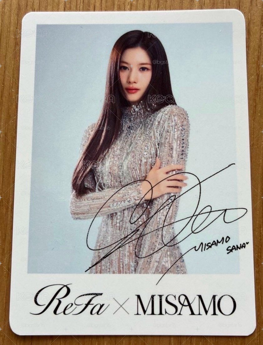 現貨！紗💜ReFa代言卡