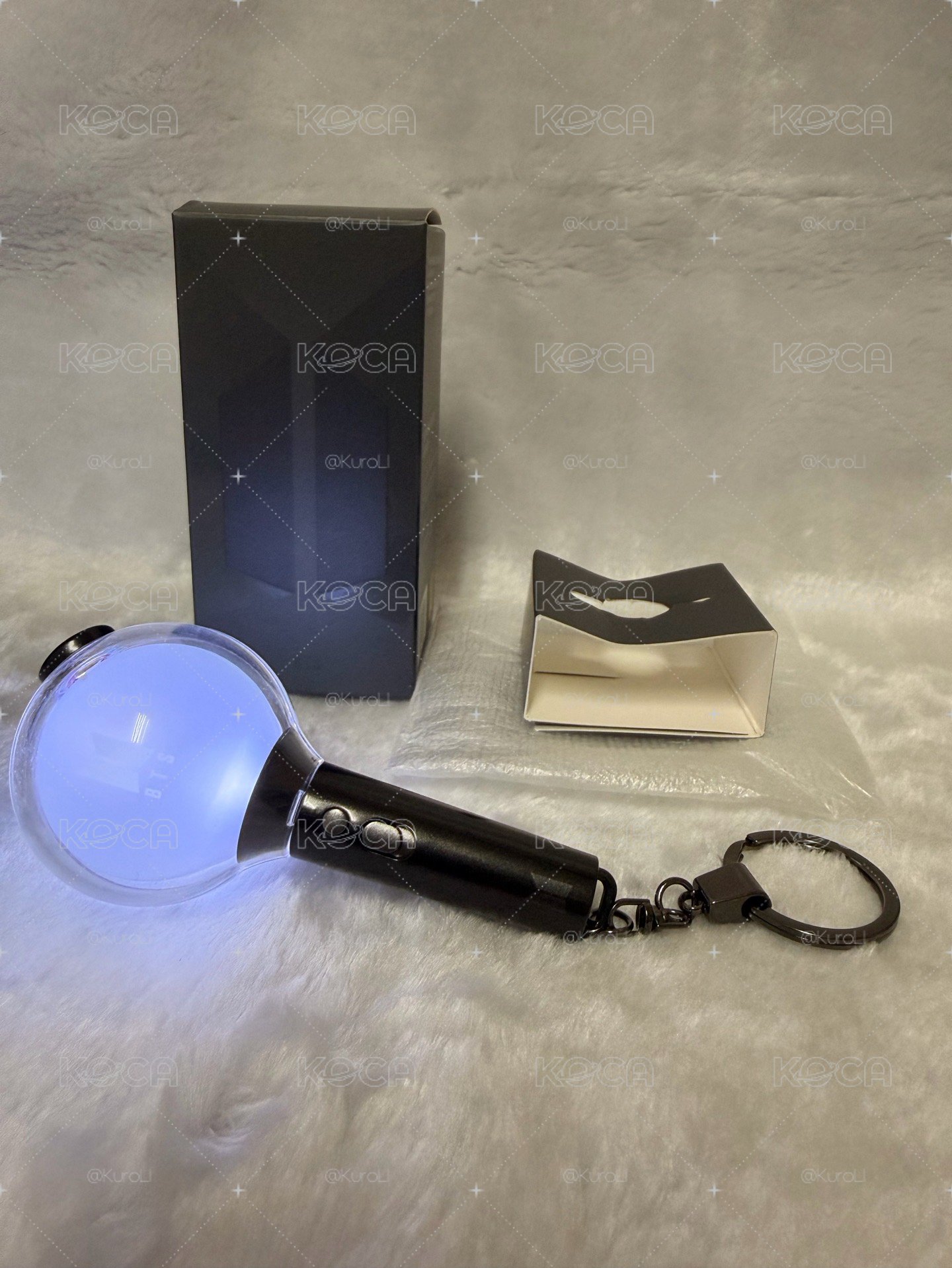 【ARMY 絕版收藏】BTS OFFICIAL LIGHT STICK SE 迷你小手燈（鑰匙圈）競標 💜