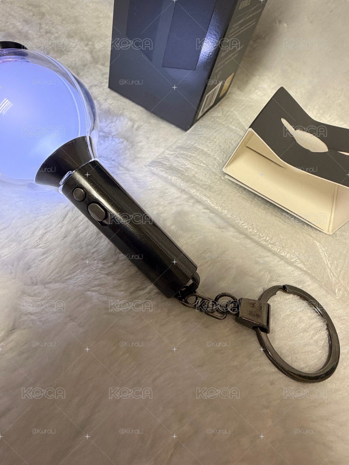 【ARMY 絕版收藏】BTS OFFICIAL LIGHT STICK SE 迷你小手燈（鑰匙圈）競標 💜