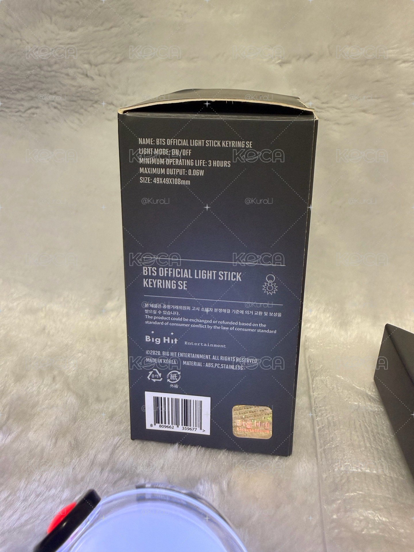 【ARMY 絕版收藏】BTS OFFICIAL LIGHT STICK SE 迷你小手燈（鑰匙圈）競標 💜