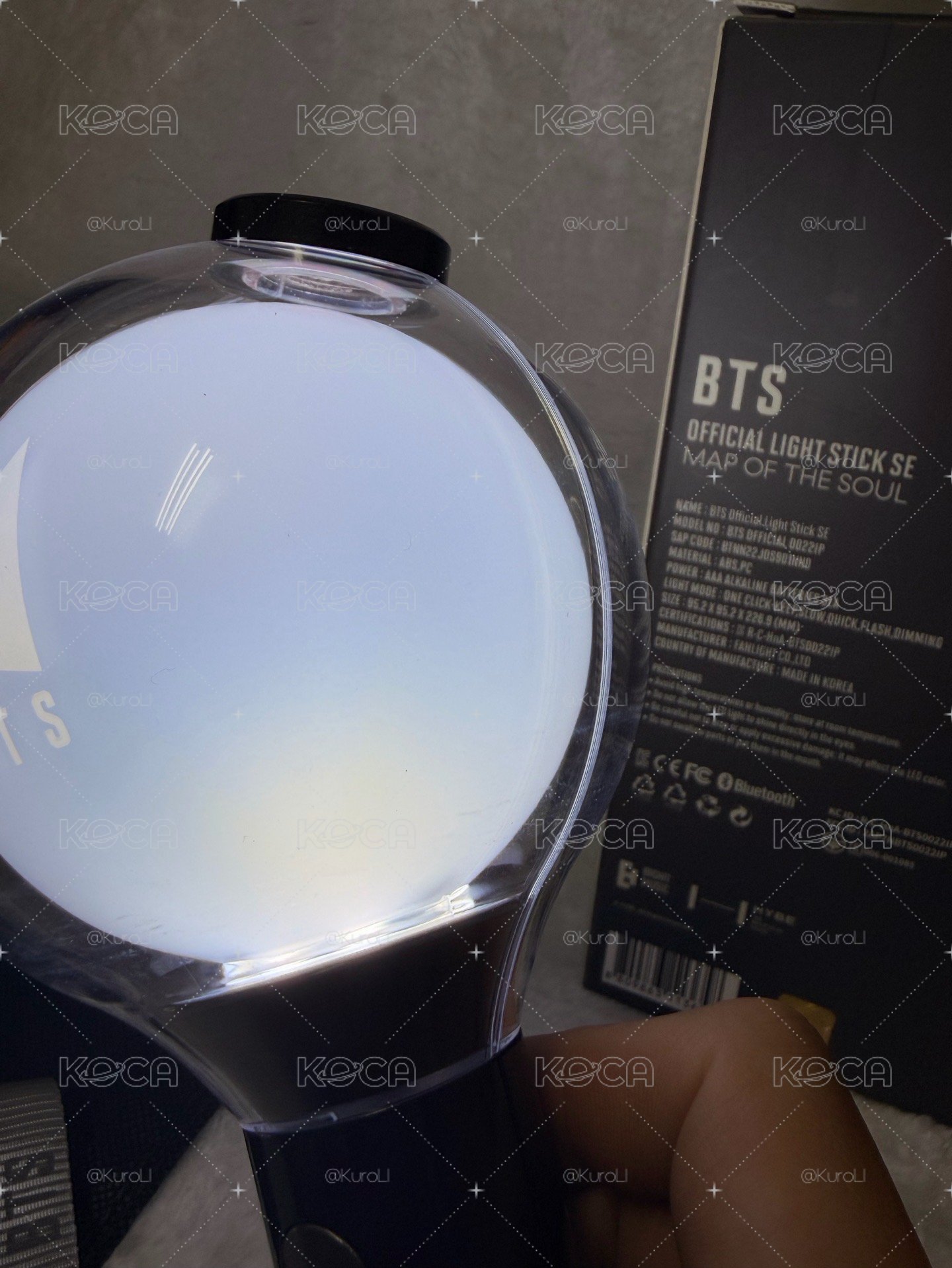 【官方正品】BTS 阿米棒 SE 特別版手燈（盒裝完整/功能正常/含完整7人小卡）💜