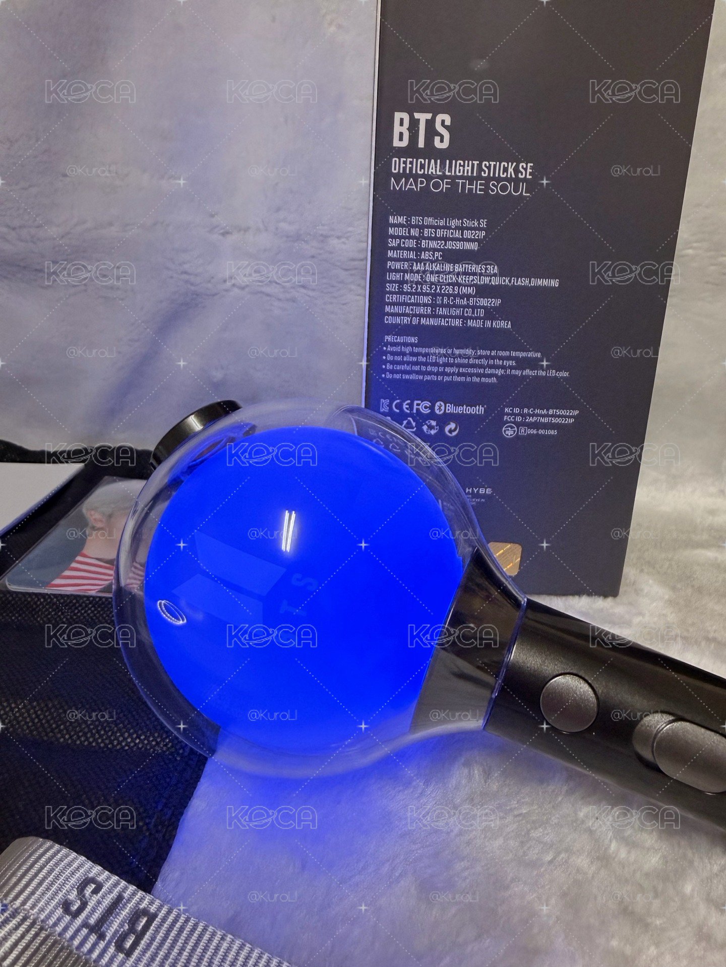 【官方正品】BTS 阿米棒 SE 特別版手燈（盒裝完整/功能正常/含完整7人小卡）💜
