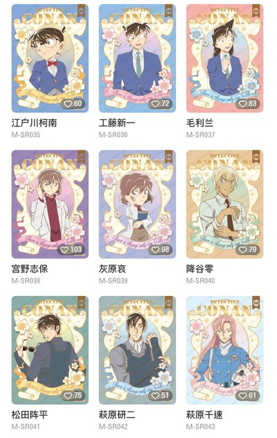 柯南 覓影包第四彈 SR卡