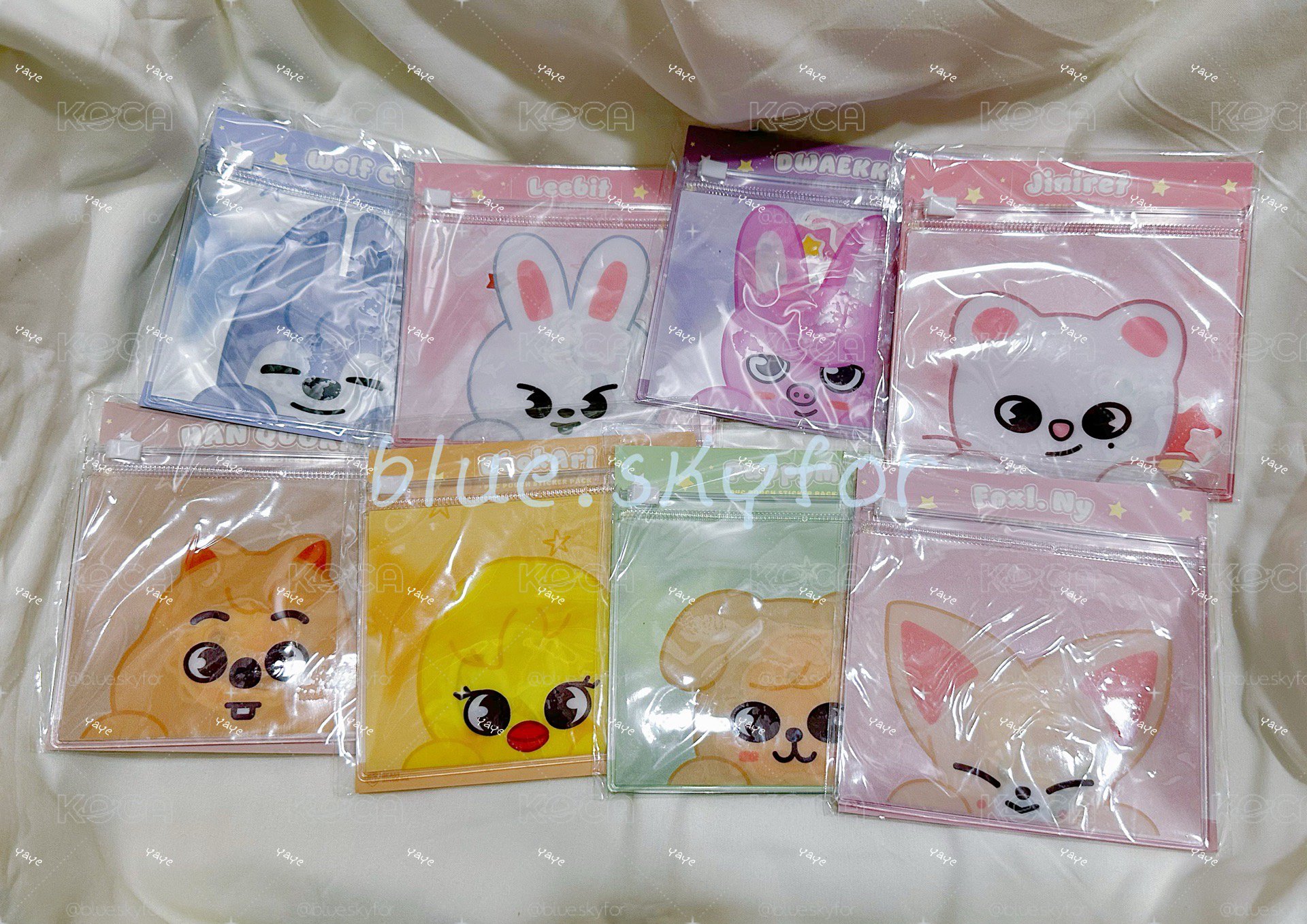 SKZ 動物方城市 磁鐵 貼紙包 蛋娃 零錢包 大坐娃
