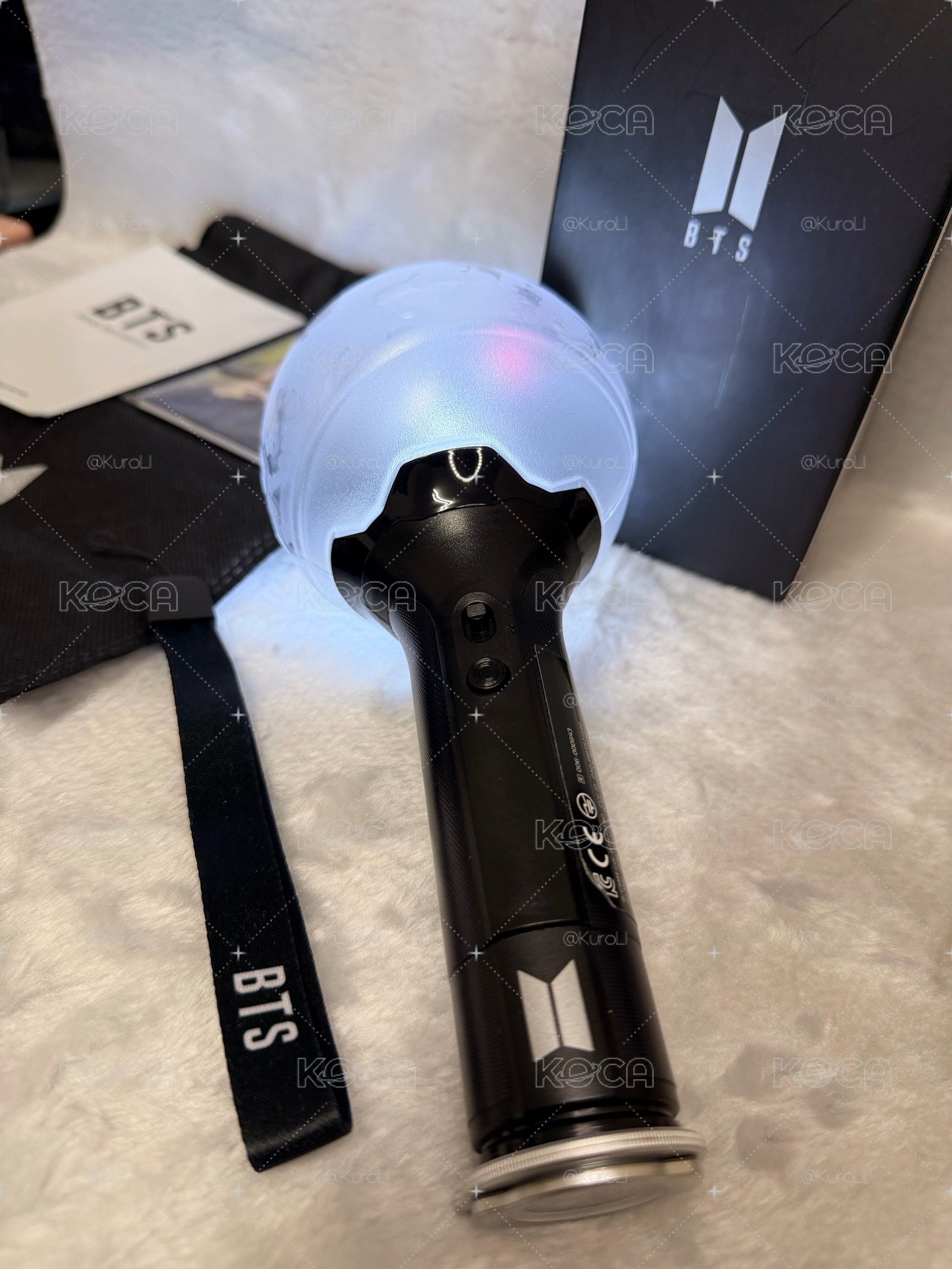 【官方正品】BTS 防彈少年團三代手燈 阿米棒 ARMY BOMB Ver.3（7人小卡全齊/保存良好）💜