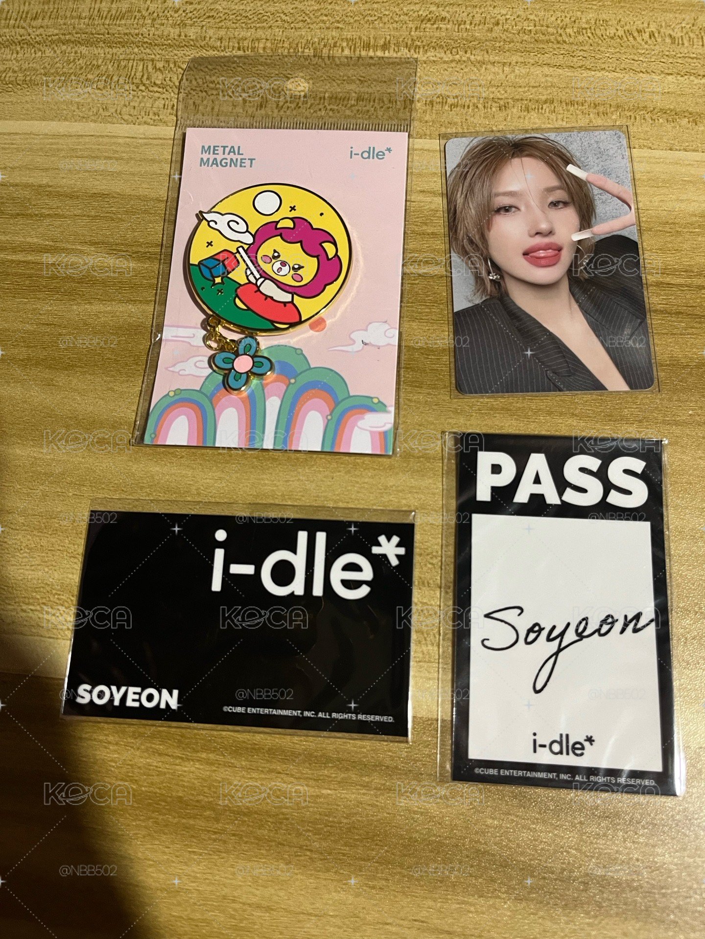 🏆 I-dle 小娟 小禮包*4