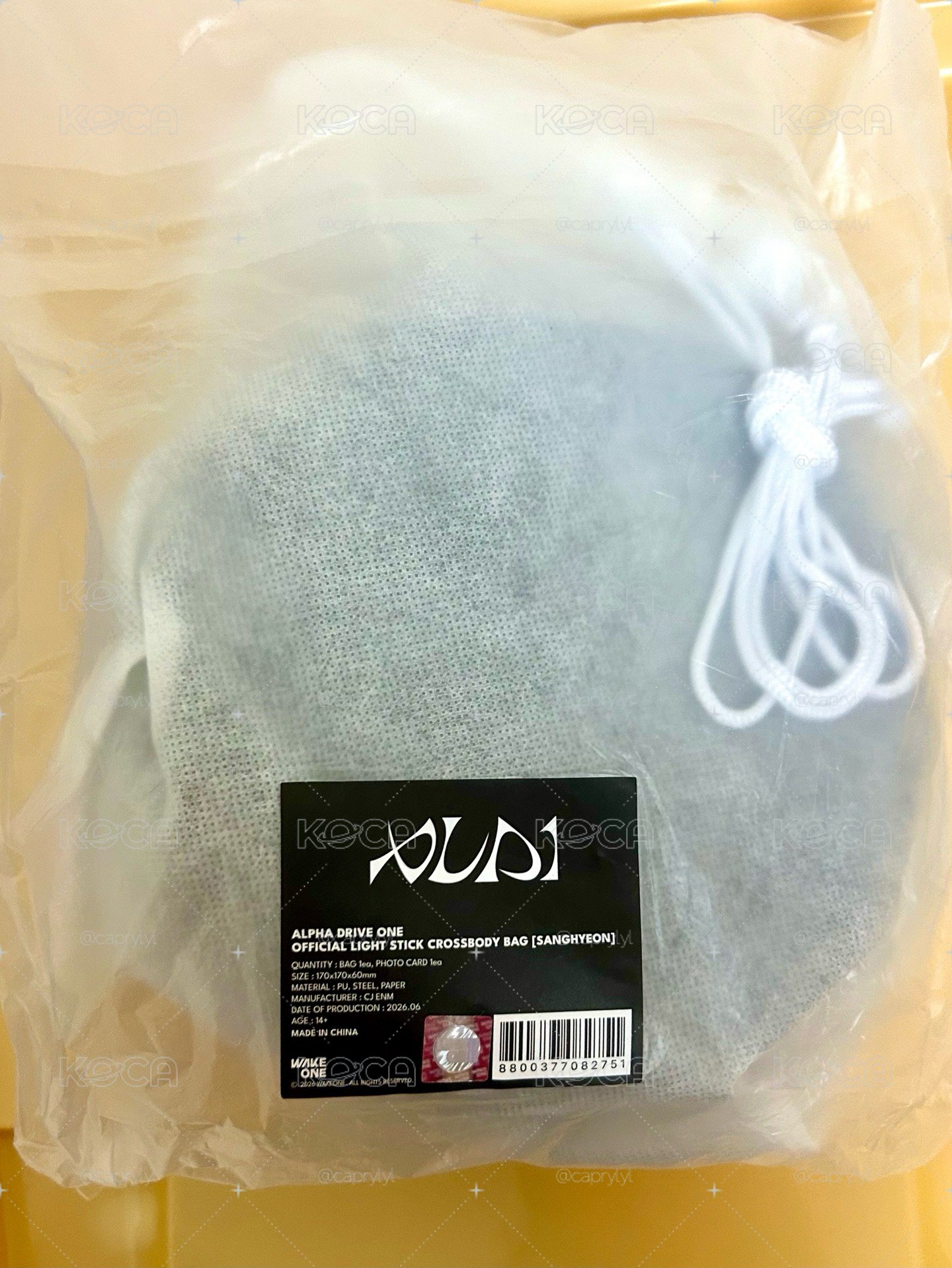 免包手 現貨 全新 鄭相炫 手燈包 手燈套 小卡 應援棒包 側背包 ALD1 2026 場週 飯控