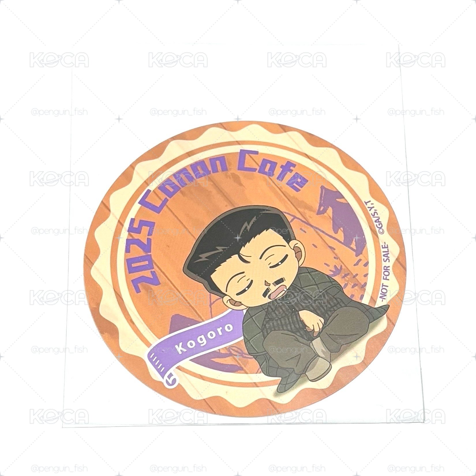 毛利小五郎｜Conan Café 杯墊 