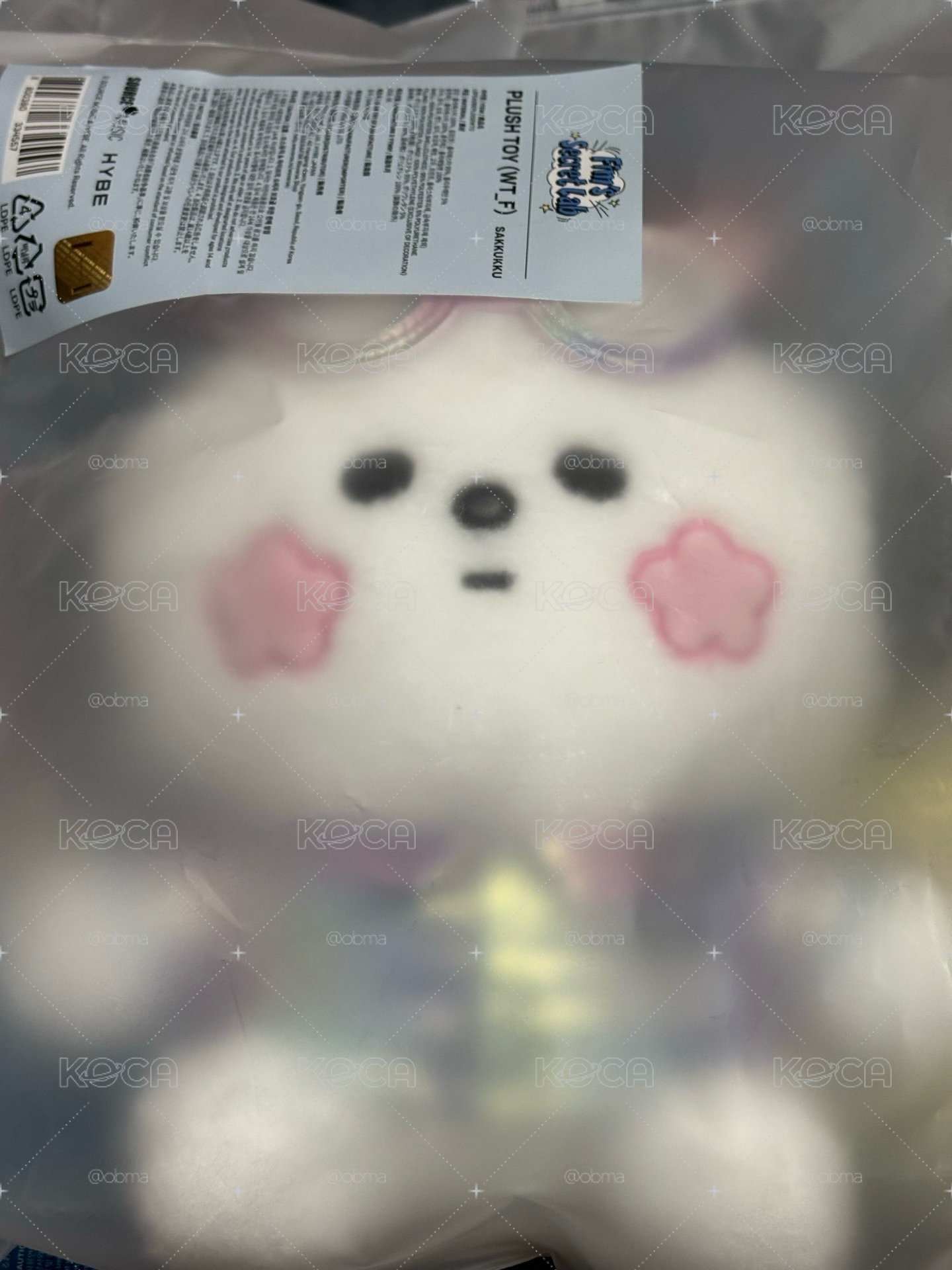 FIM'S SECRET LAB 娃娃玩偶 PLUSH TOY (SAKKUKKU)