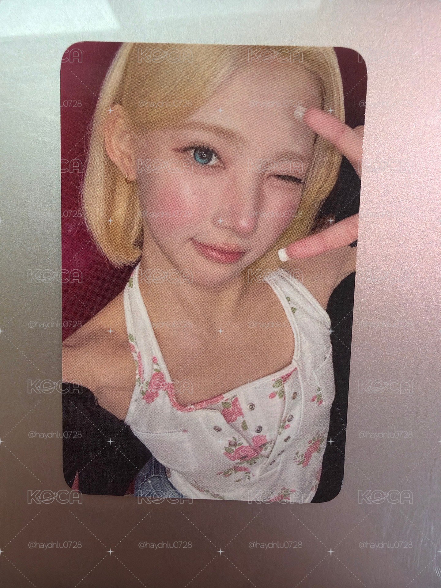 現貨當日出貨/迷二 ny 2.0 幸運卡 Jiwoo