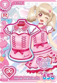安可！ 上衣 甜美 Maple Ribbon