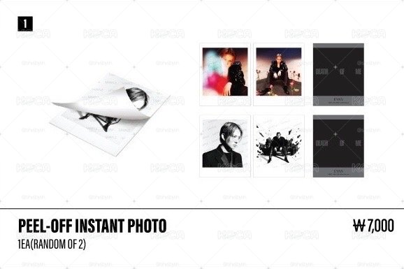 【預購免二補】EVAN PEEL-OFF INSTASNT PHOTO 隨機撕拉片一組