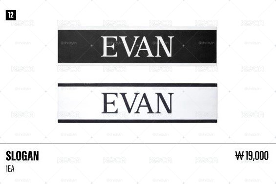 【預購免二補】EVAN SLOGAN 手幅
