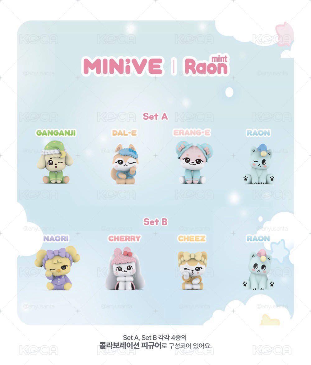 RAON X MINIVE 盲盒/充電組