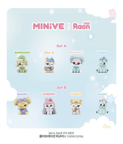 RAON X MINIVE 盲盒/充電組