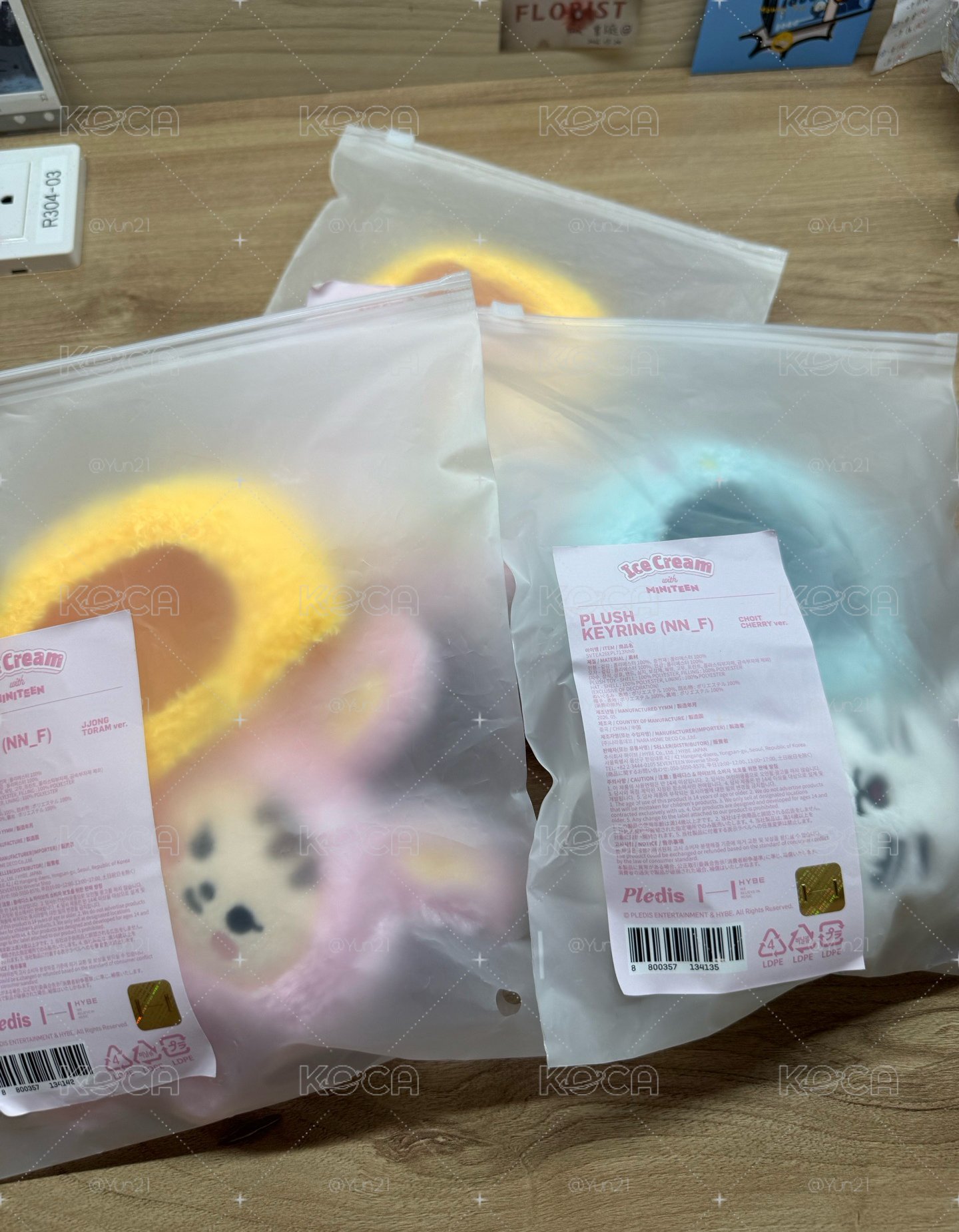 （現貨）夏日MINITEEN 冰淇凌鑰匙圈吊飾 套頭漢 套頭喆