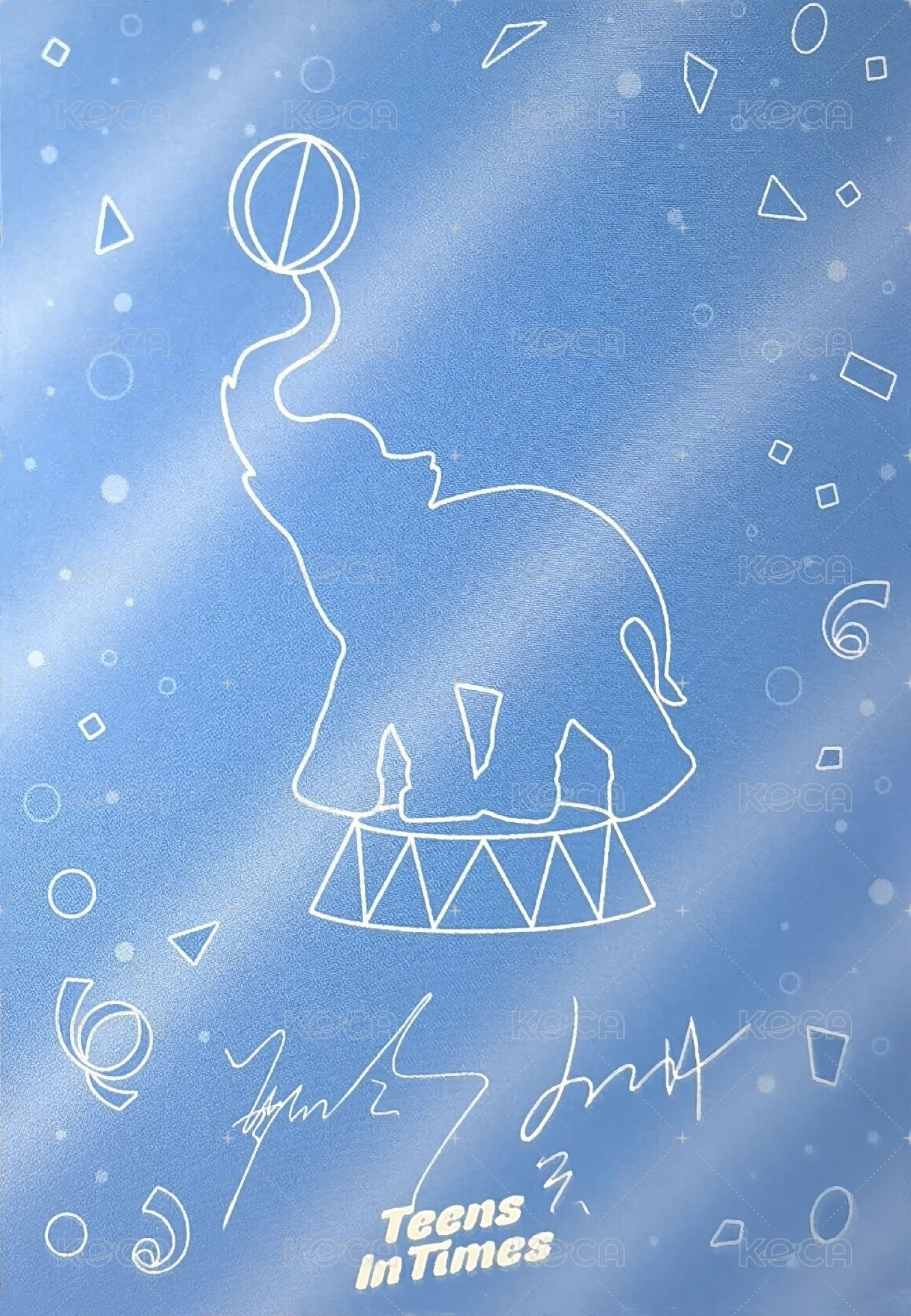 一專 Album photocard 67正裝 Back