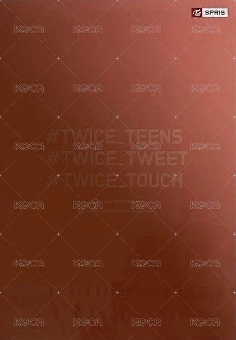 TWICE by SPRIS 明信片  背面