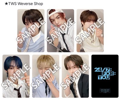 Tws 2026 日巡 紀念 wvs 幸運卡 一套