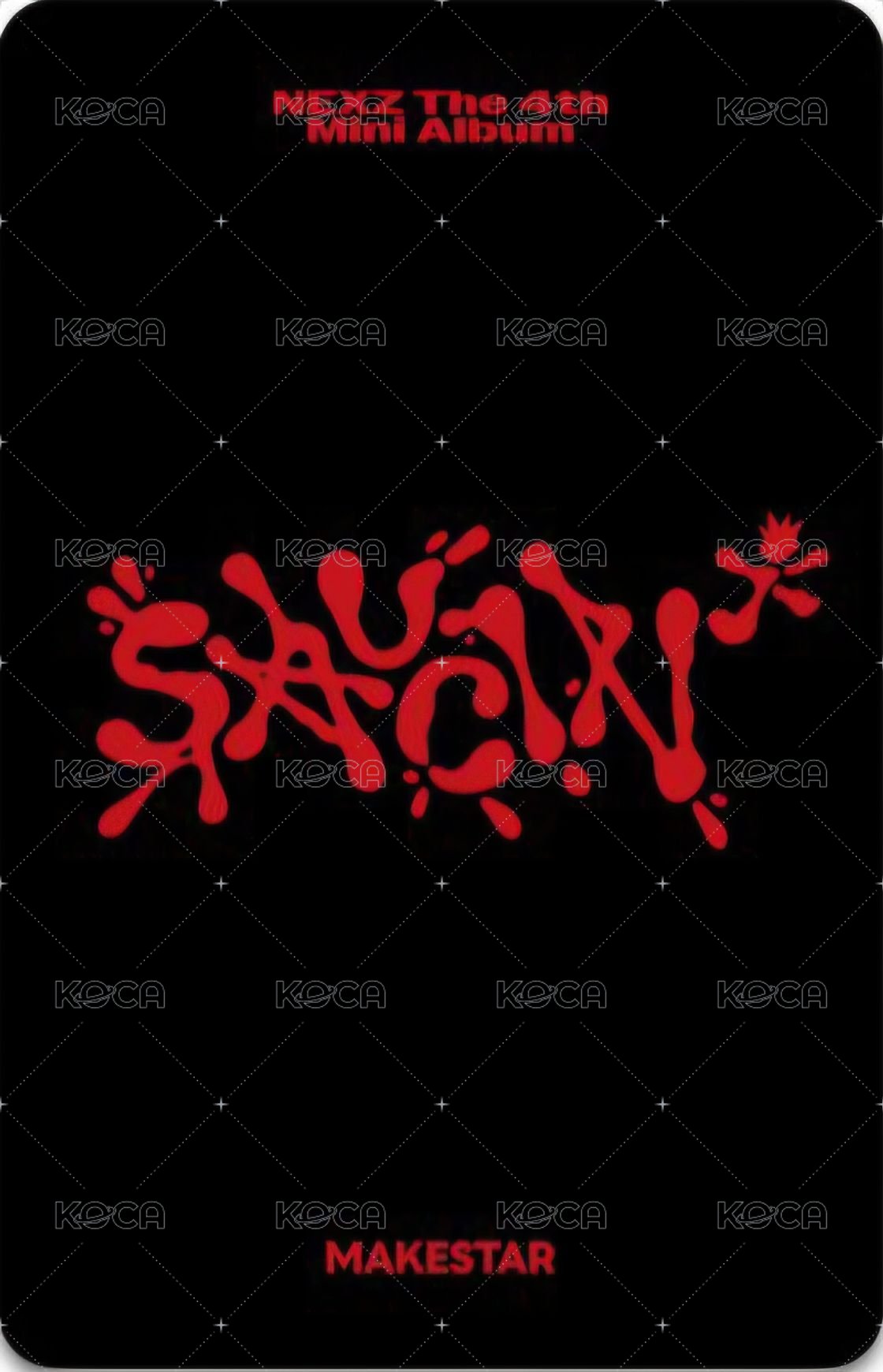 SAUCIN’ ms 東京線下 簽名會 簽售卡  背面