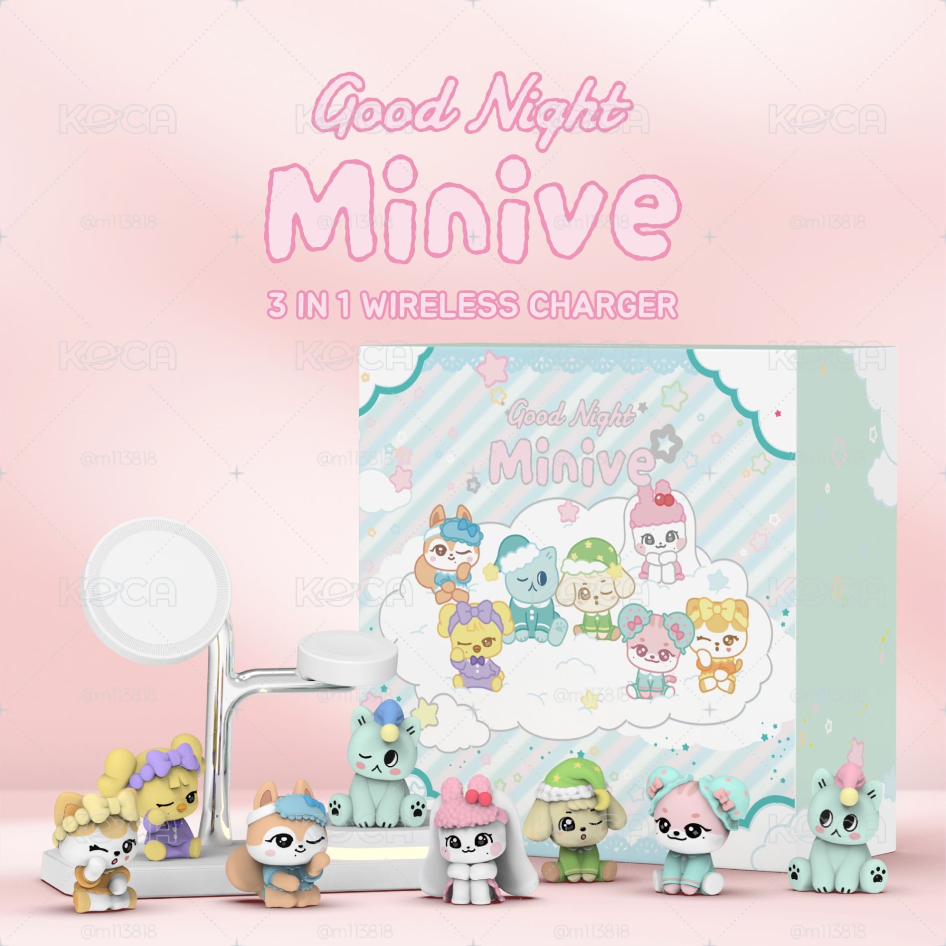 ***預購***minive公仔+充電套裝
