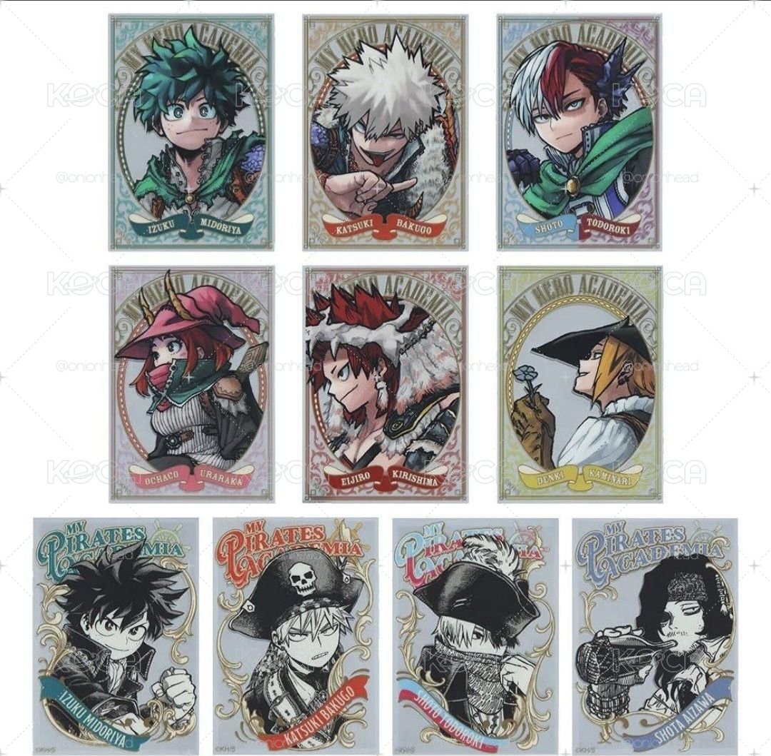 JUMP SHOP 壓克力鏡面 貼紙 十傑款