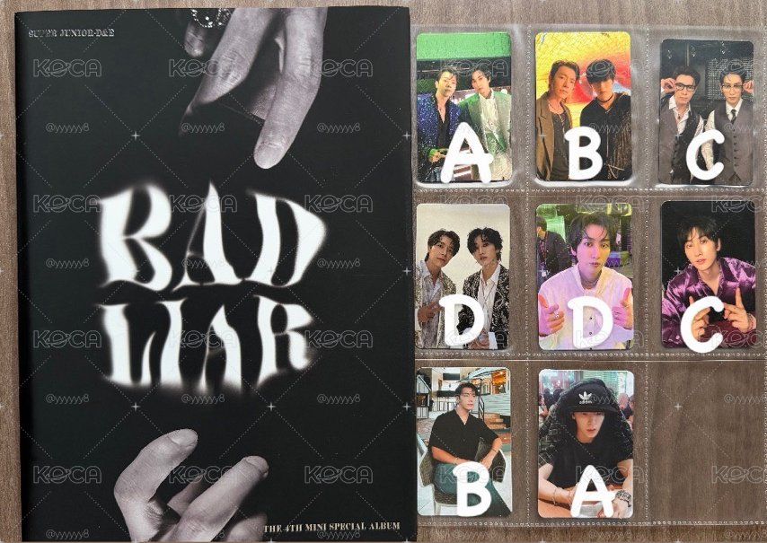 SJ D&E 第四張韓語迷你專輯特別版《Bad Liar》 李東海 李赫宰 銀赫 赫海 小卡