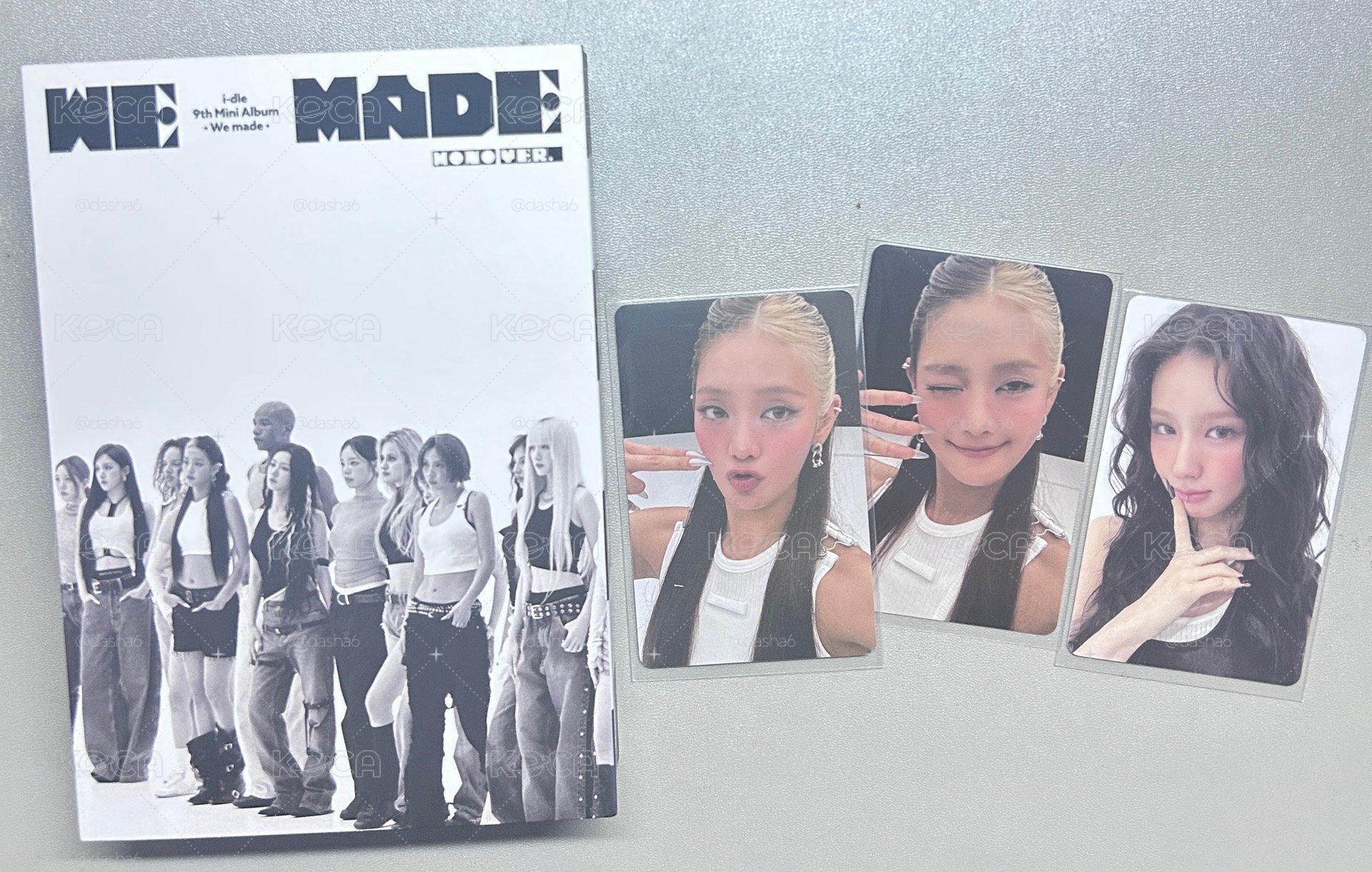 idle美版專輯小卡&全專無親簽海報