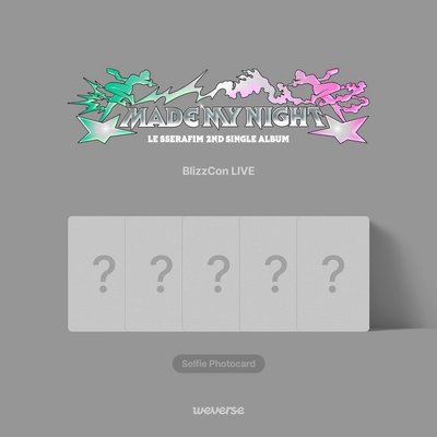LE SSERAFIM 暴雪/YT直播卡 允