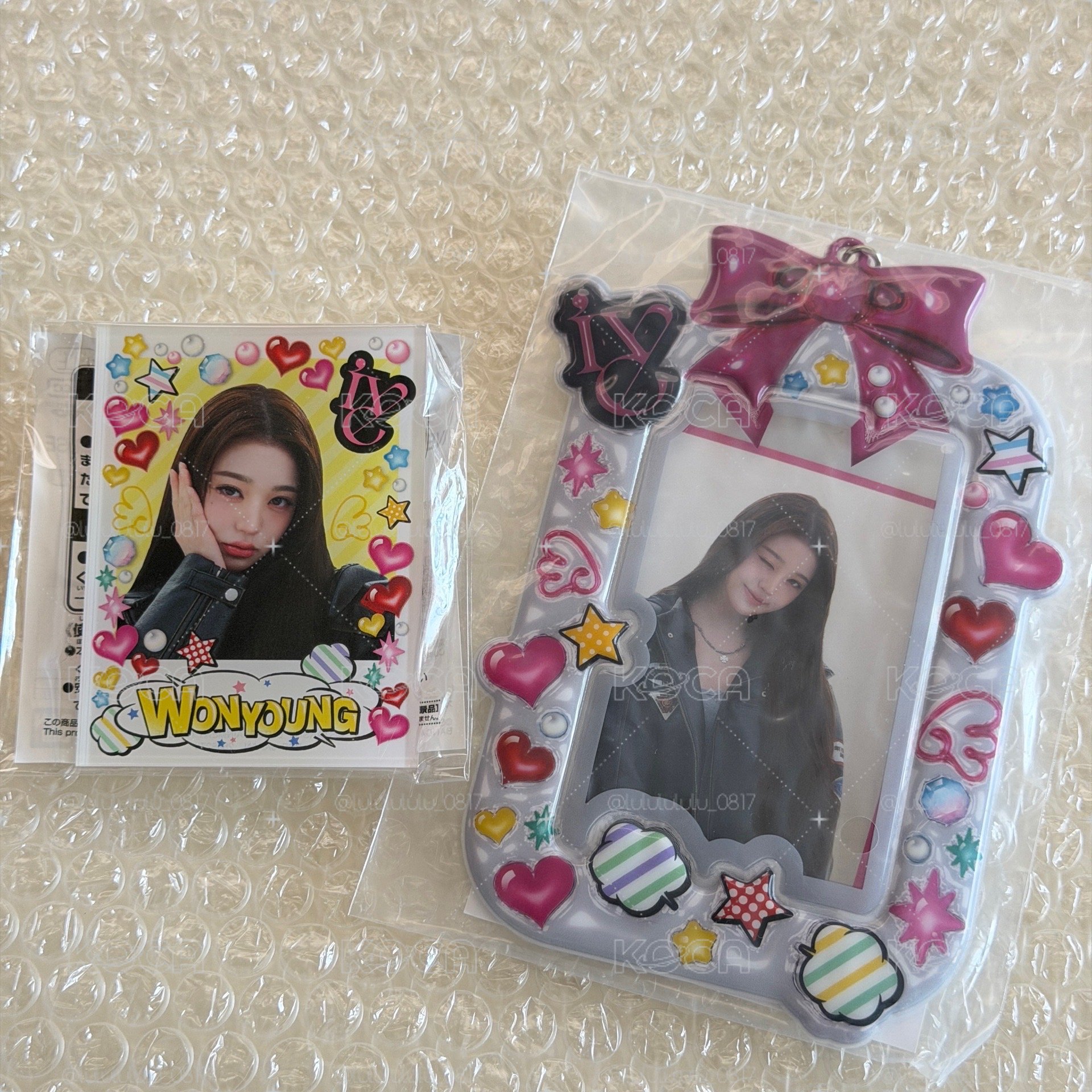 IVE萬代第二彈 BANDAI 員瑛卡套+徽章