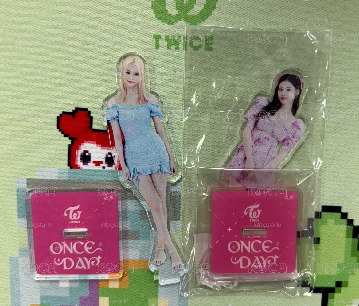 現貨速出！紗💜瑜💙 once day立牌