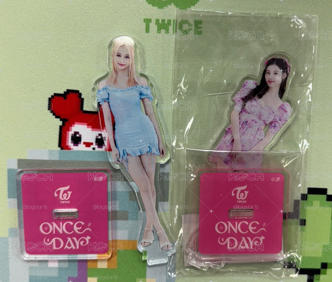 現貨速出！紗💜瑜💙 once day立牌