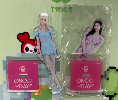 現貨速出！紗💜瑜💙 once day立牌