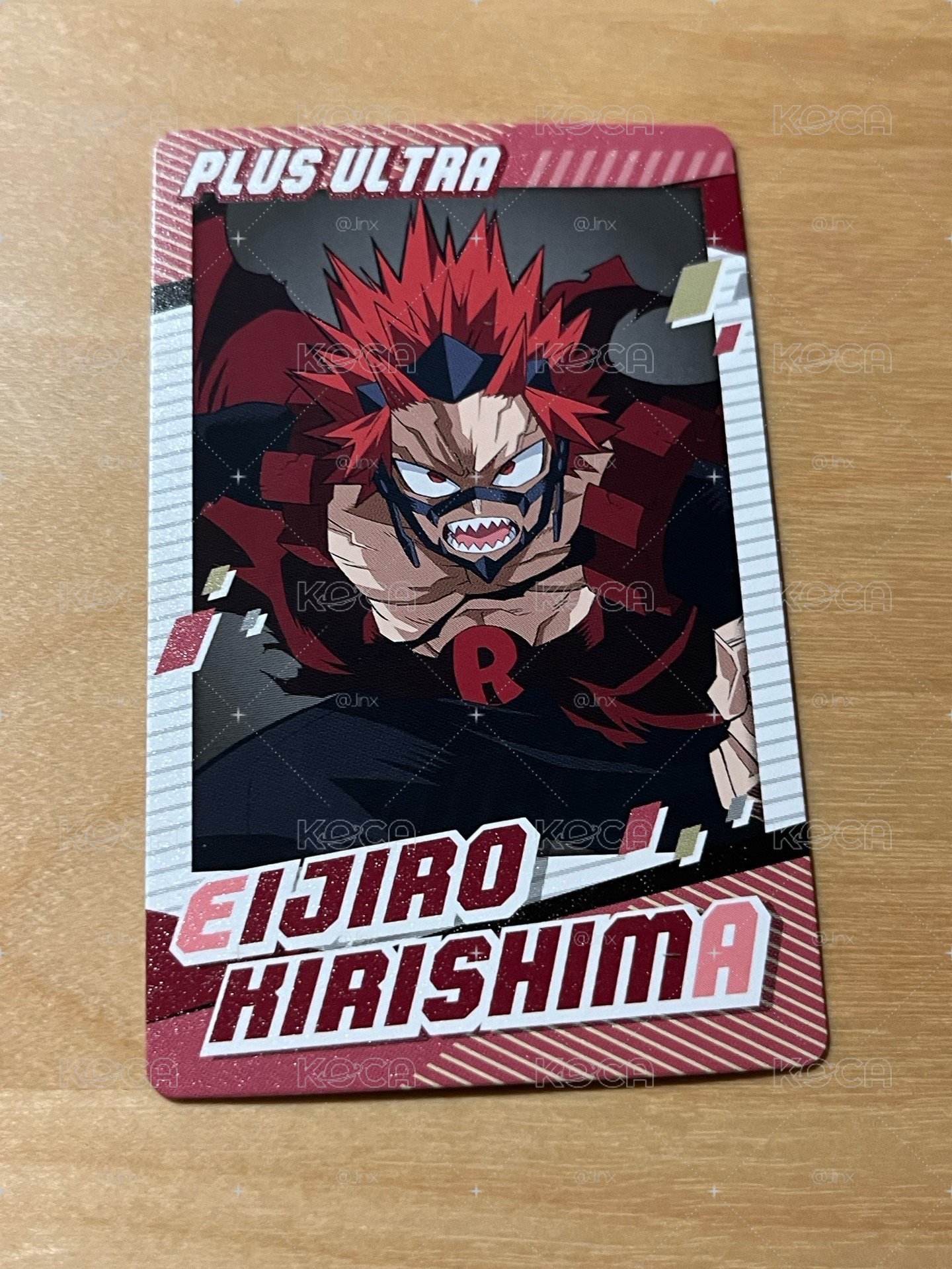 我的英雄學院 切島銳兒郎 PLUS ULTRA 卡套｜Eijiro Kirishima｜動漫周邊